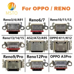10 - Pack USB Charging Port Connector Replacement (90PCS each model)