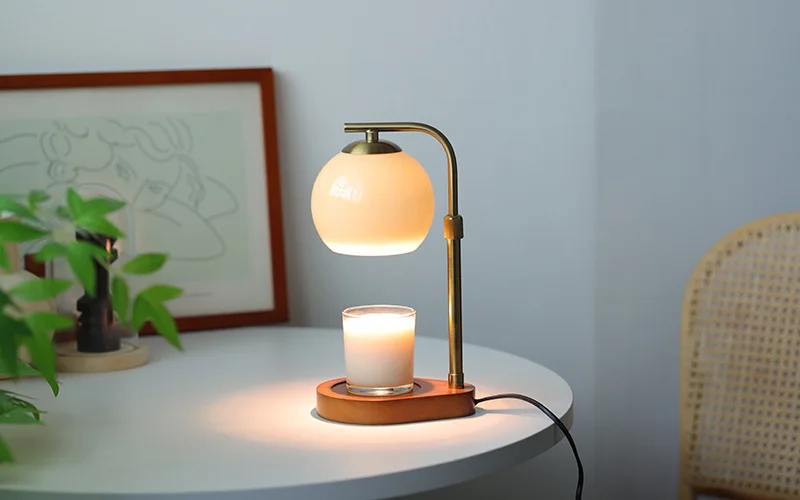 No Fire Aromatherapy Wax Melting Lamp Can Be Timed, Elegant Gifts Candle Warmer Lamp For Bedroom/ Living Room