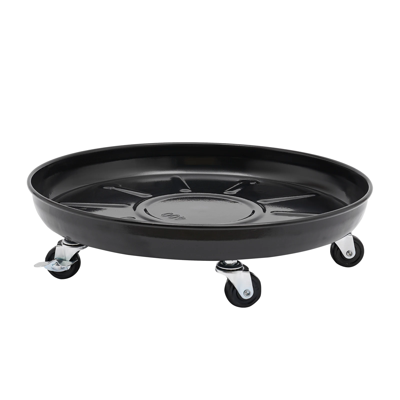 Heavy-Duty Plant Tray, 5 Rotating Rubber Wheels, Brakes for Stability, Easy to Move & Clean, Great for Indoor/Outdoor