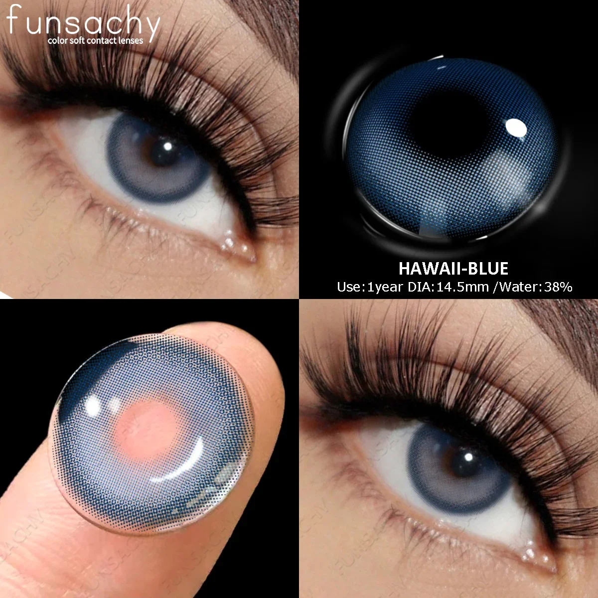 Ojos Lentes De Contacto Del Futuro Gemso Light Honey (Lentes De