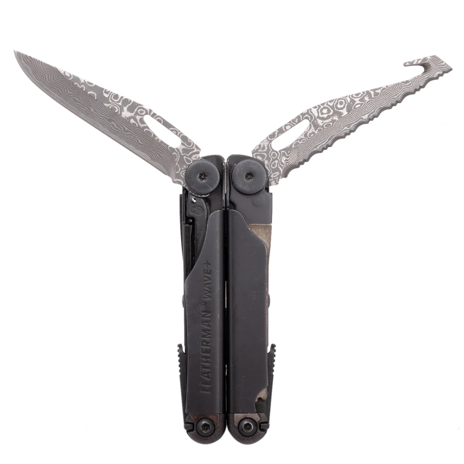 

67 layer superposition Damascus Knife Cutting Hook for the Leatherman Wave TTi