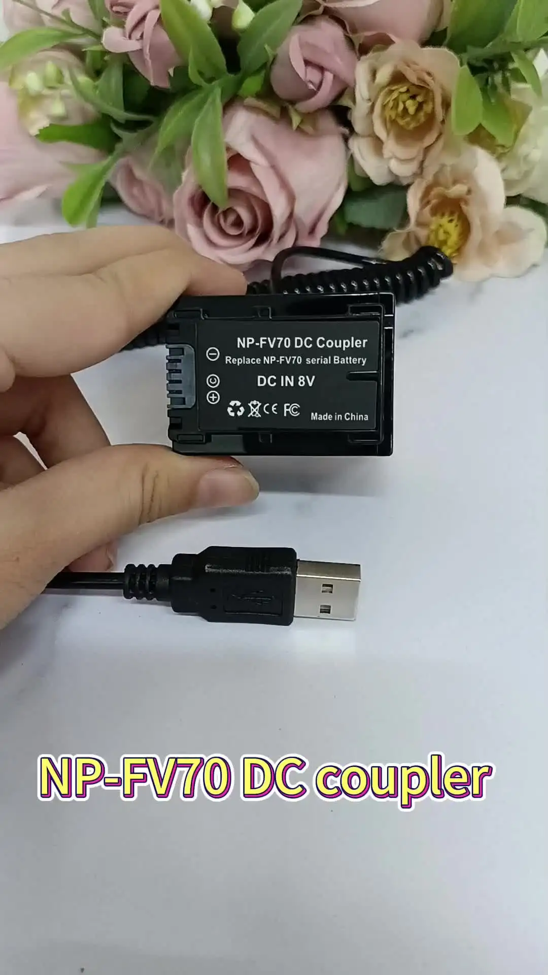 NP-FV100A 約3個分！動作確認済みバッテリー・ケーブルセット