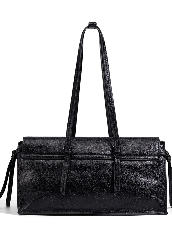 Fashion Square Solid Flap Pocket Shoulder Bags 2025 High Quality Bags for Women Interior Compartment Zipper Pu Women's Handbags