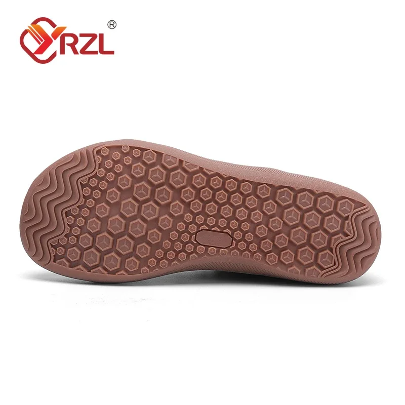 YRZL Unisex Wide Barefoot Shoes for Men Women Outdoor Trail Running Minimalist Lightweight and Breathable Walking Shoes
