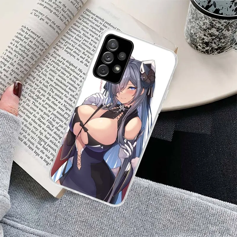 Hentai Anime Girls Phone Case For Samsung Galaxy S23 S22 S21 Plus Ultra A12 A32 A53 Transparent Phone Cover- S3ed390f0516240f19d5186eece6fd218s