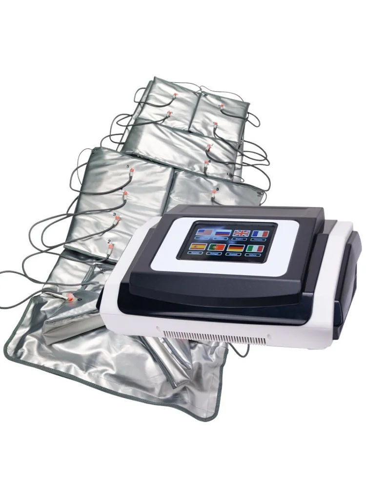 Lymphatic Drainage Machine Air Wave Pressure Sauna Suit Muscles Relax Weight Loss Arm Leg Foot Pressotherapy Massage Device