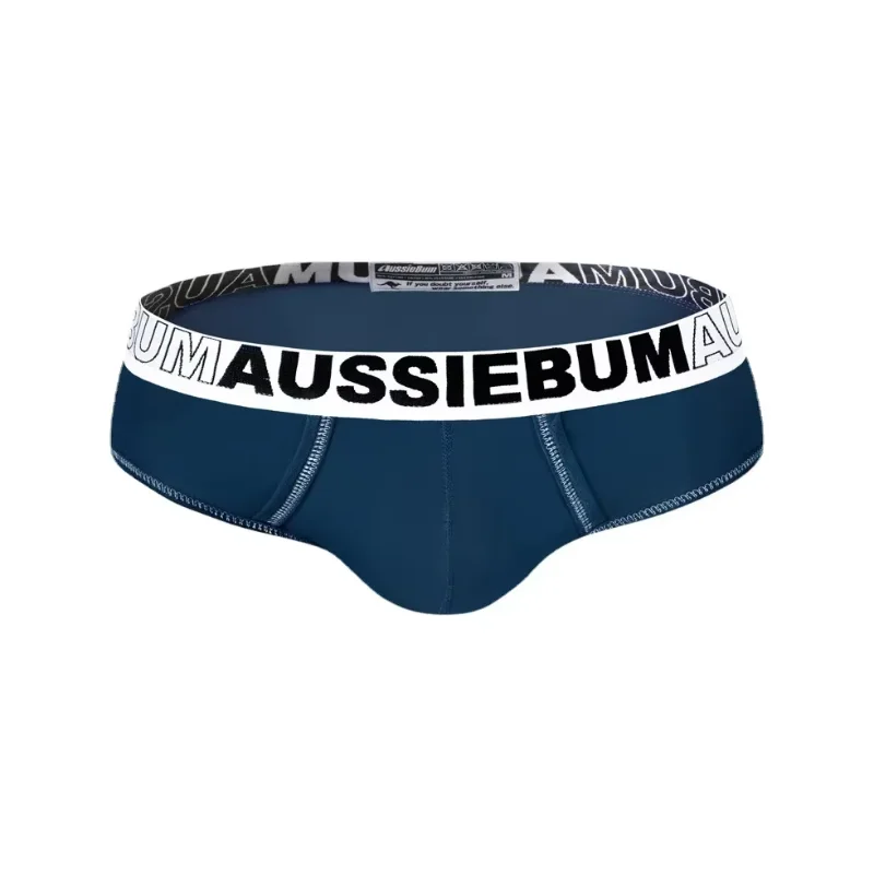 New mens breathable briefs with low waist and comfortable double-layer front pocket three-dimensional briefs 3