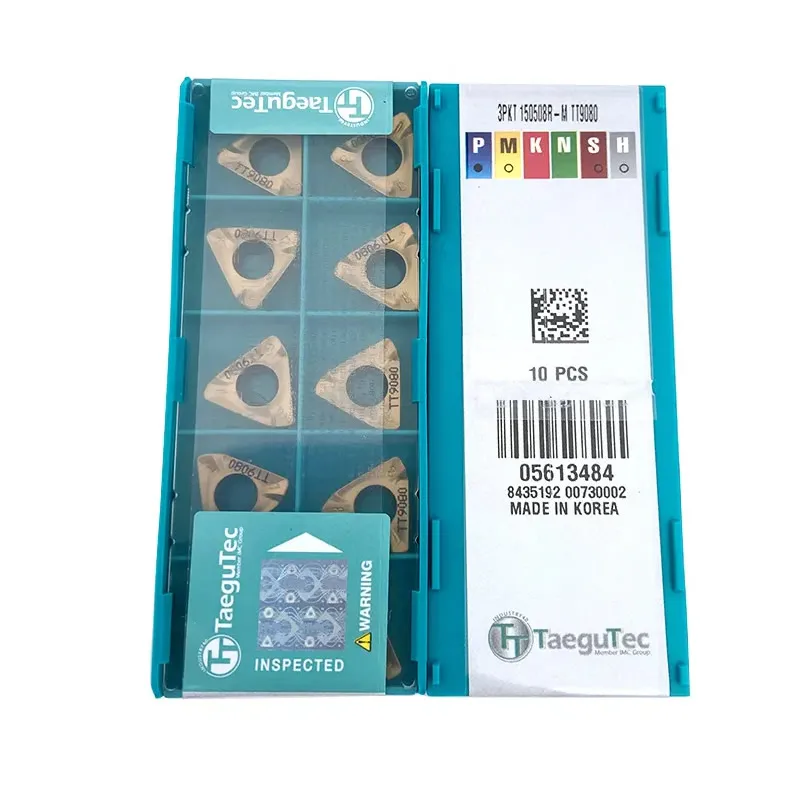 10 шт. TaeguTec 100% оригинальные 3PKT100404R-M TT9080 100408R-M 150508R-M TT6080 TT8020 190608R-M торцевые фрезы карбида фрезерные Вставки