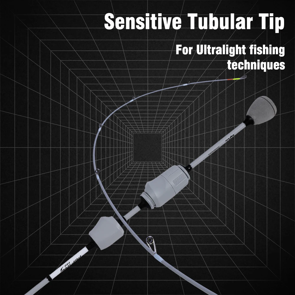 Fishing Rod Mifine GHOST BLADE XUL Ultralight Spinning Rod 0.2-0.8g 30T Carbon Fiber Fuji Rings for Trout Fishing Fast Action Tubular Tips