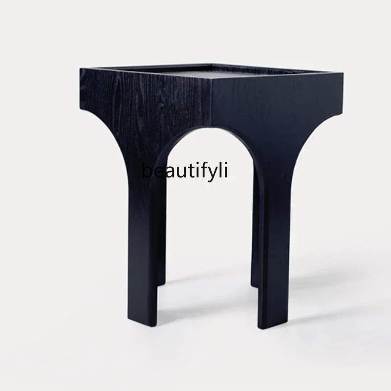 

Sofa Side Table Side Cabinet Side Table Italian Coffee Table Light Luxury Solid Wood Eight-Immortal