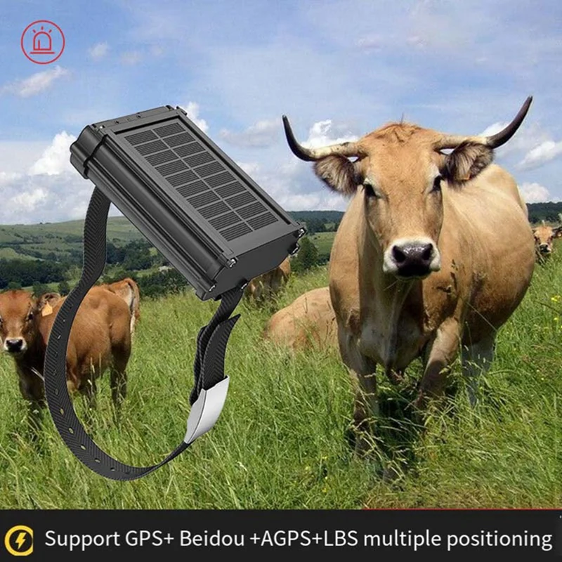 

Global Universal Cattle And Sheep Horse GPS Locator Pet Anti-Lost Device Solar GPS Dedicated Locator Durable Easy To Use