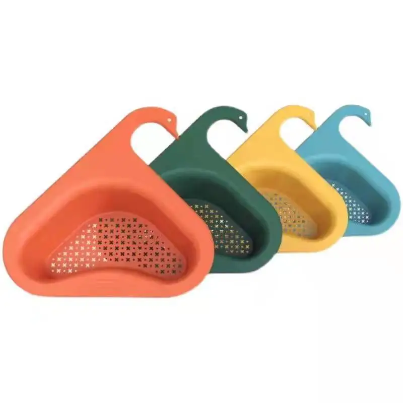 Drain basket kitchen water leftovers leftovers soup filter rack multifunctional hanging drain rack kitchen gadgets