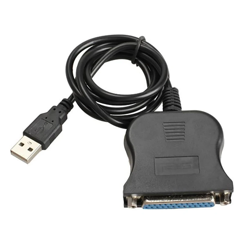 

USB To 25 Pinhole Parallel Cable DB25 Interface IEEE 1284 Printer USB2.0 Cable 25 Hole Adapter Cable Easy To Use