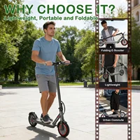 Trottinette Électrique 365GO PRO AOVOPRO Nouvelle Version 2026 Améliorée 350W Super Puissance Pliable Double Frein 31KM/H Autonomie 5-28KM 5