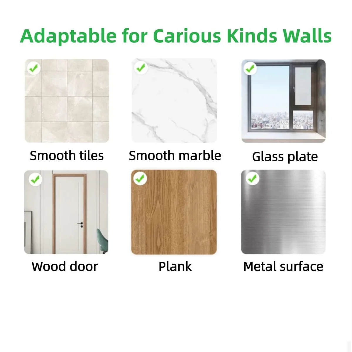 Wall Self Adhesive Hook Transparent Wire Shelf Wall Mount Sticker Double Sided Fixing Patch For Kitchen Bathroom Gadget 5/10Pcs