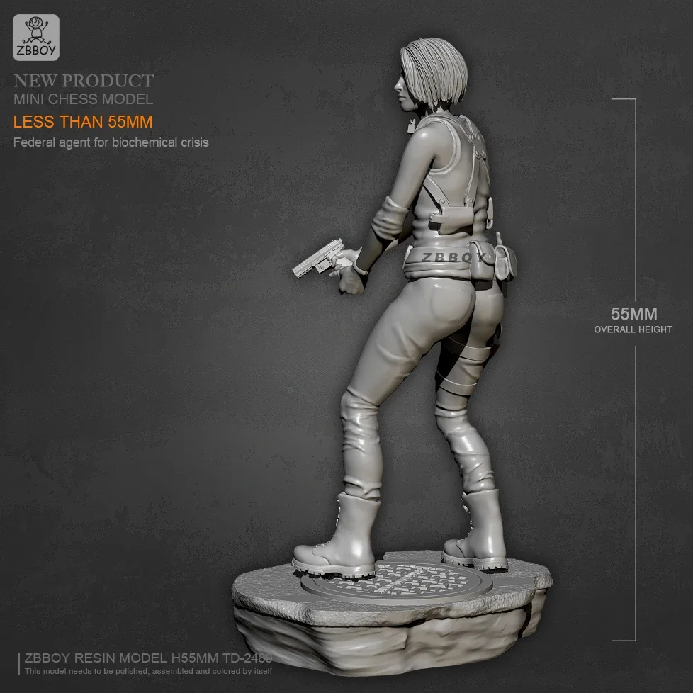 아름다운 군인 자기 조립 TD-2480, 1/35 송진 모델 키트