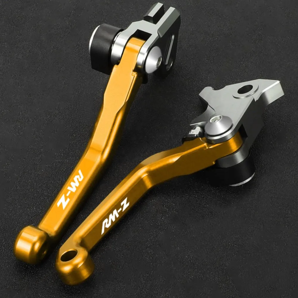 

For Suzuki RMZ250 2004-2018 RMZ450 2005-2018 CNC Motorcycle Dirtbike Dirt Bike Motocross Pivot Brake Clutch Levers RMZ 250 450