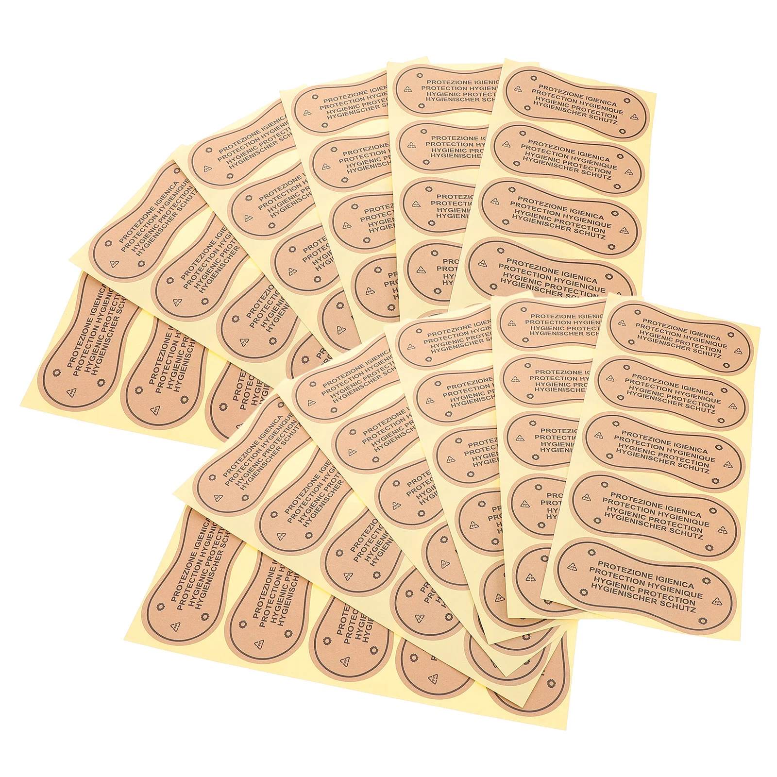 100 Pcs Women's Swimsuits Sanitary Pants Swimming Private Stickers Panty Liners Thong Patch Panties Cloth for Blue Miss