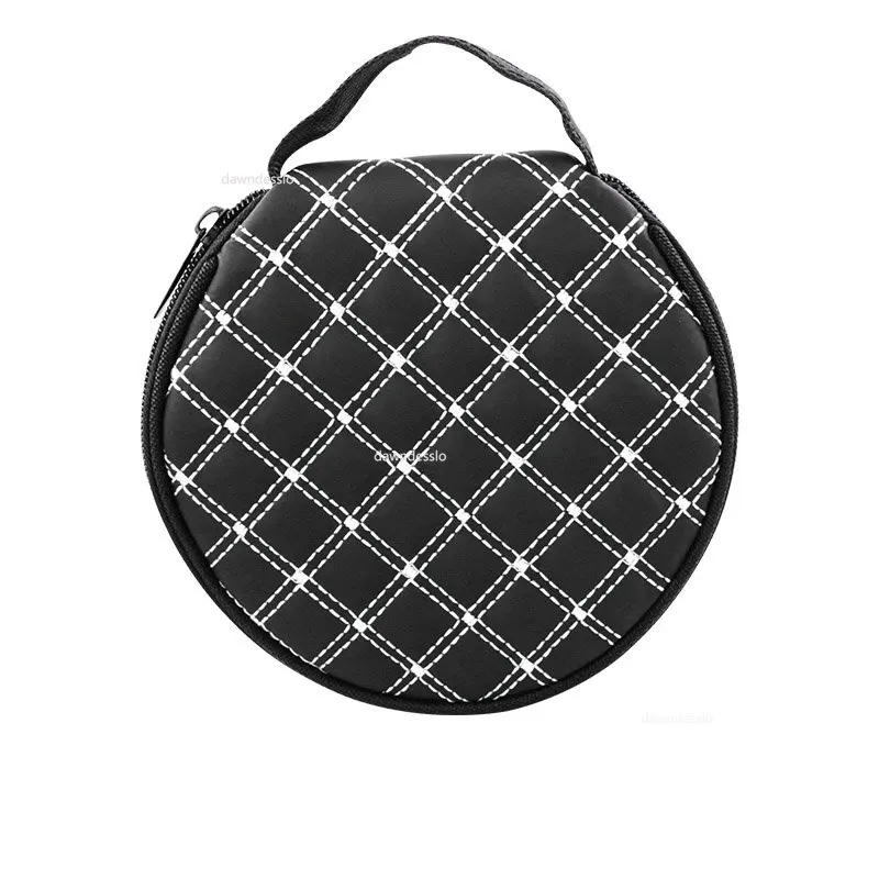 CD DVD Storage Case CD Case 20 Capacity Hard Plastic Portable Zipper CD Holder Large Storage Disc Wallet Bag for Car Home Travel