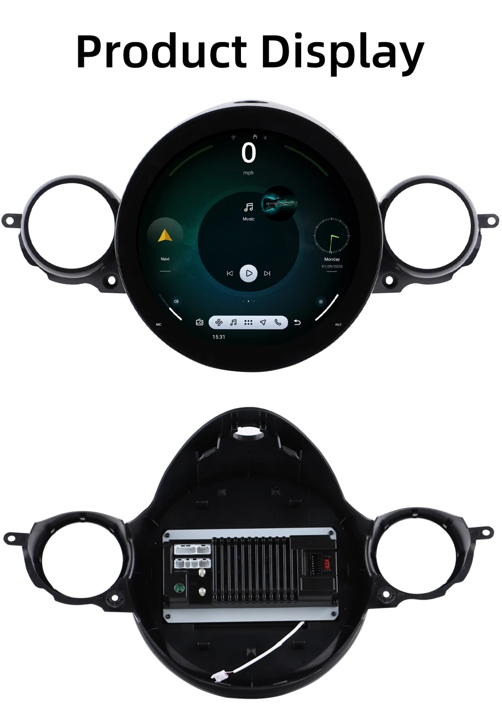 Android Car Radio for BMW MINI R56 R60 2007-2016 Multimedia Player Supports CarP
