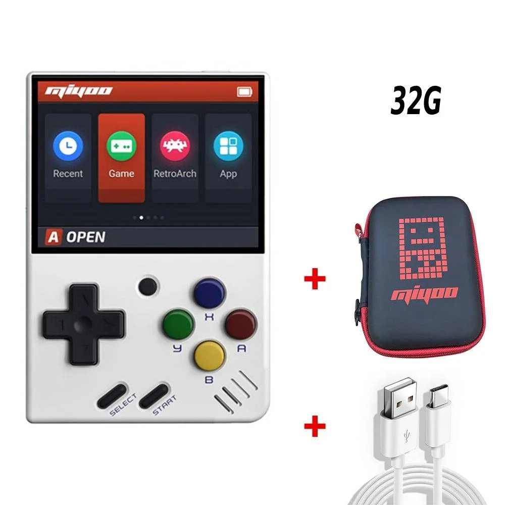 Miyoo Mini In Stock PS Handheld GBA Console Mini Nostalgic FC Retro Open Source Handheld 2.8 Inch IPS Player Pocket Game Console 