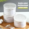 500PCS Disposable Cotton Swab Box With Double End Round Head For Makeup And Makeup Removal Daily Cleaning Pet Care Multi-purpose 2