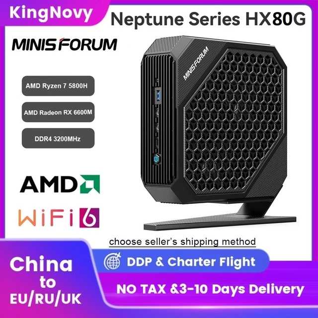 2023 MinisForum HX99G Mini PC Windows 11 AMD Ryzen 9 6900HX AMD Radeon RX  6600M DDR5 32GB 512GB SSD USB4 Desktop Gaming Computer - AliExpress