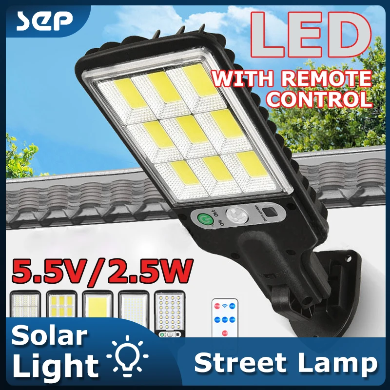 

Ambient Light Adjustable Outdoor Motion Sensor Solar Light Waterproof IP66 LED Wall Light Solar Light for Garden and Patio