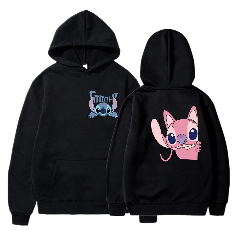 thumbnail image 1 of Sudadera con capucha de Disney Stitch para mujer, ropa de calle Harajuku, bonita sudadera de Anime, ropa de calle de Manga, Unisex, 1 of 5