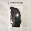 2 pieces package black dome wig cap with elastic band wig making stretchy dome wig caps 3