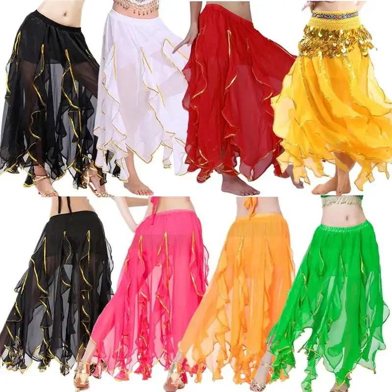 

Belly Dance Costume Skirt Women Sexy Belly Dance Indian Dance Long Skirts