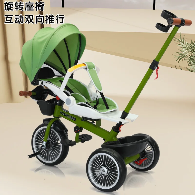 Baby Stroller bebe stroller newborn stroller bike for kids tricycle three wheels 3C carro de compra con ruedas hot sale