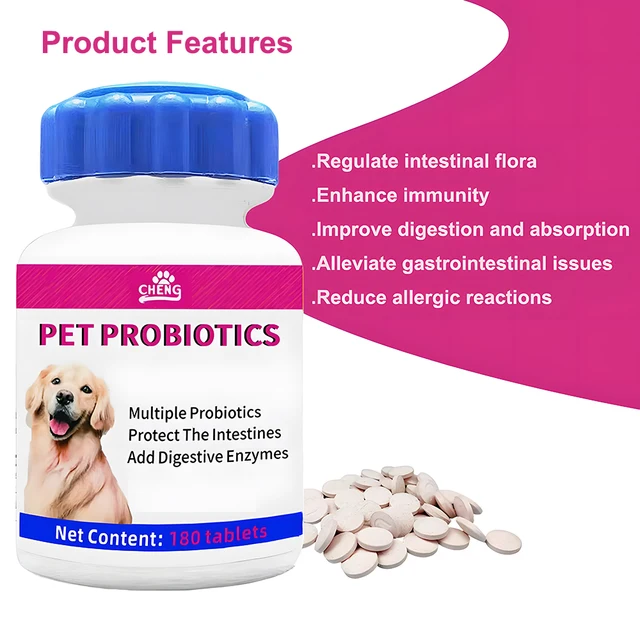 180 Tablets Pet Digestive Health Probiotic 2