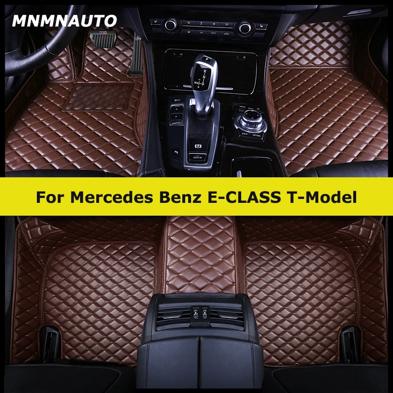 MNMNAUTO 맞춤형 자동차 바닥 매트, 메르세데스 벤츠 E-CLASS T-Model S211 S212 S213 Estate E320-E500 Coche 액세서리, 자동차 카펫