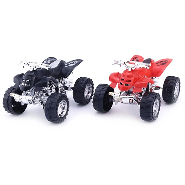 Educational Toy For Kids Pull Back Mini Inertia Simulation 4Wheel Beach Off-Road Motorcycle Vehicle Motocross Model