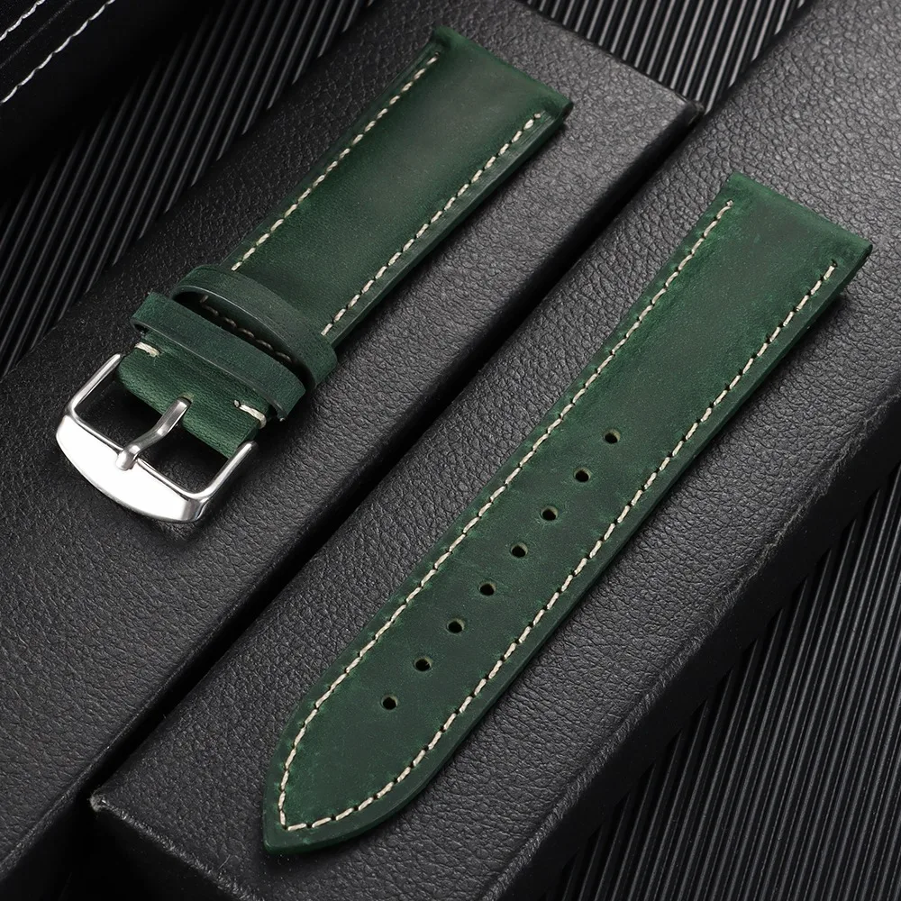 Vintage Leather Watch Strap - Calfskin Wristband