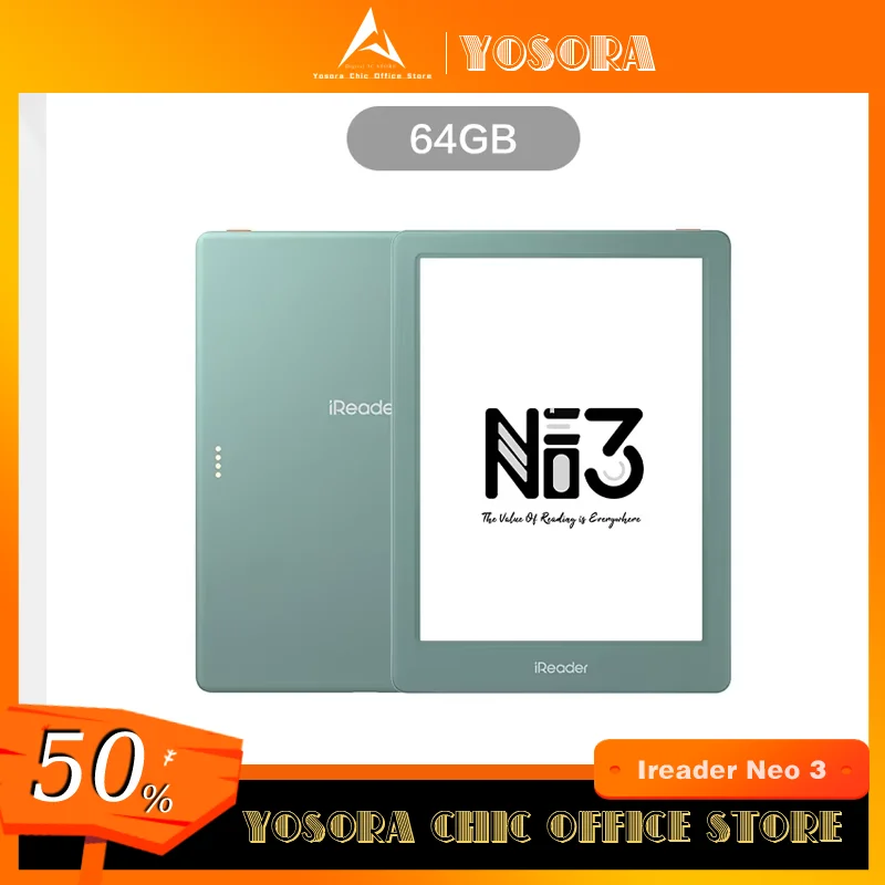iReader Neo 3 電子書籍リーダー、電子ペーパー、長時間バッテリー、6