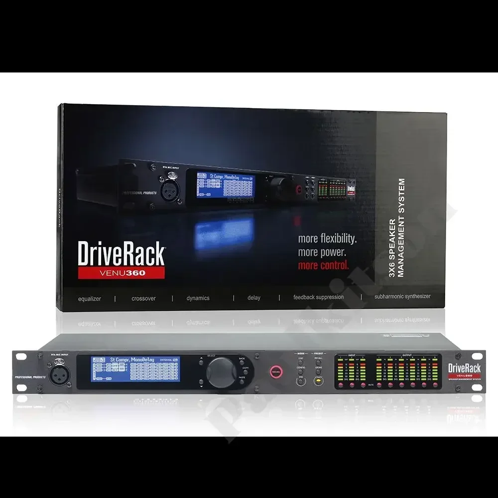 폴키슨 오디오 프로세서 DBX VENU360 프로페셔널 프로세서 3입력 6출력 오디오 프로세서 사운드 시스템 오디오 음향 장비