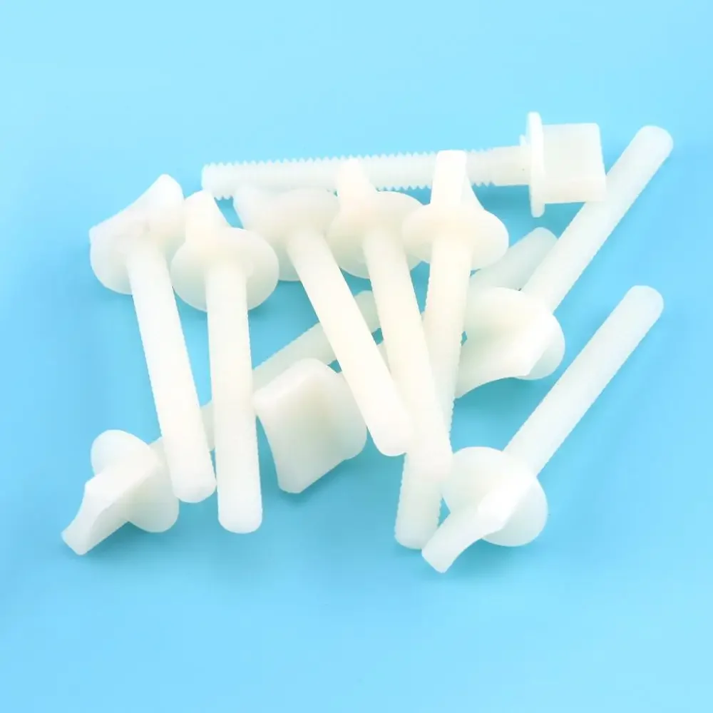 10pcs/lot Nylon Plastic Bolt Hand Thumb Screw Dia 5MM 6MM For RC Airplane Flight Model