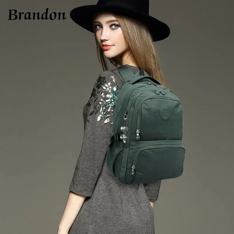 Simple Leisure Backbag Oxfords for Outdoor Daily Travel Backpack Oxford Cloth Student Schoolbags