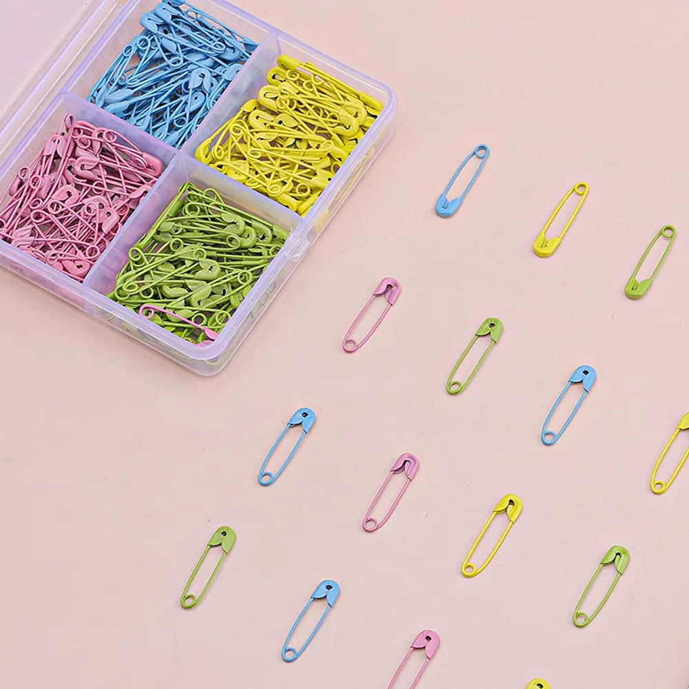 미니 컬러 안전 핀, 녹 방지 공예, 안전 핀 바늘, DIY 바느질 의류용 뜨개질 스티치 마커, 120 개, 28mm