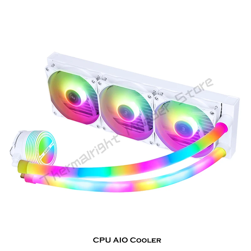 360 Cpu Water Cooler 5v Addressable Argb Aio Cooler 360mm Cpu Liquid