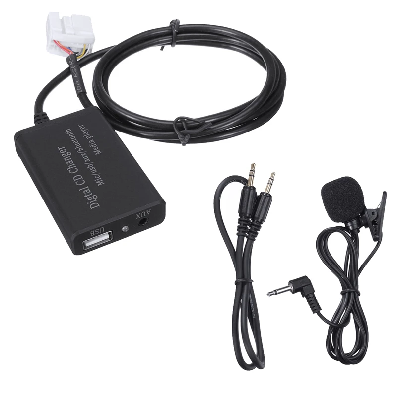 

For Honda Accord Civic CRV 2006-2011 Car Bluetooth Module Hands-Free Stereo AUX Adapter Audio CD Converter Interface