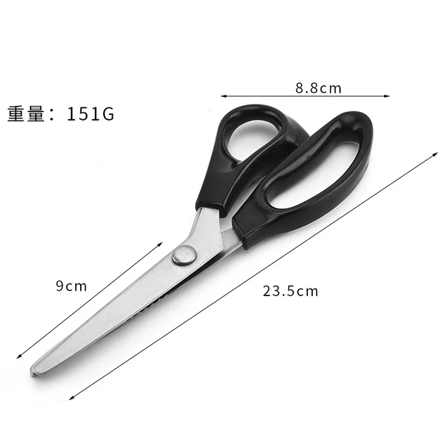 3mm Zig Zag Sewing Cut Dressmaking Tailor Shear Pinking Scissor Stainless  Steel Lace Scissors Leather Craft Fabric Scissors - Tailor's Scissors -  AliExpress