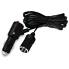 Car Cigarette Lighter Extension Cord with On/off- Button Max180W for Car , Vacuum Cleaners, Fans, LED Lights, 4