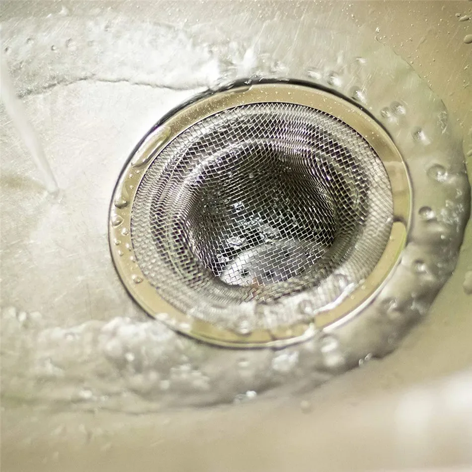 Küchenspüle Filter Edelstahl-Sieb Spülbeckensieb Abflussfilter Badezimmer-Spülbeckensieb Abflusslochfilter – Detail 6