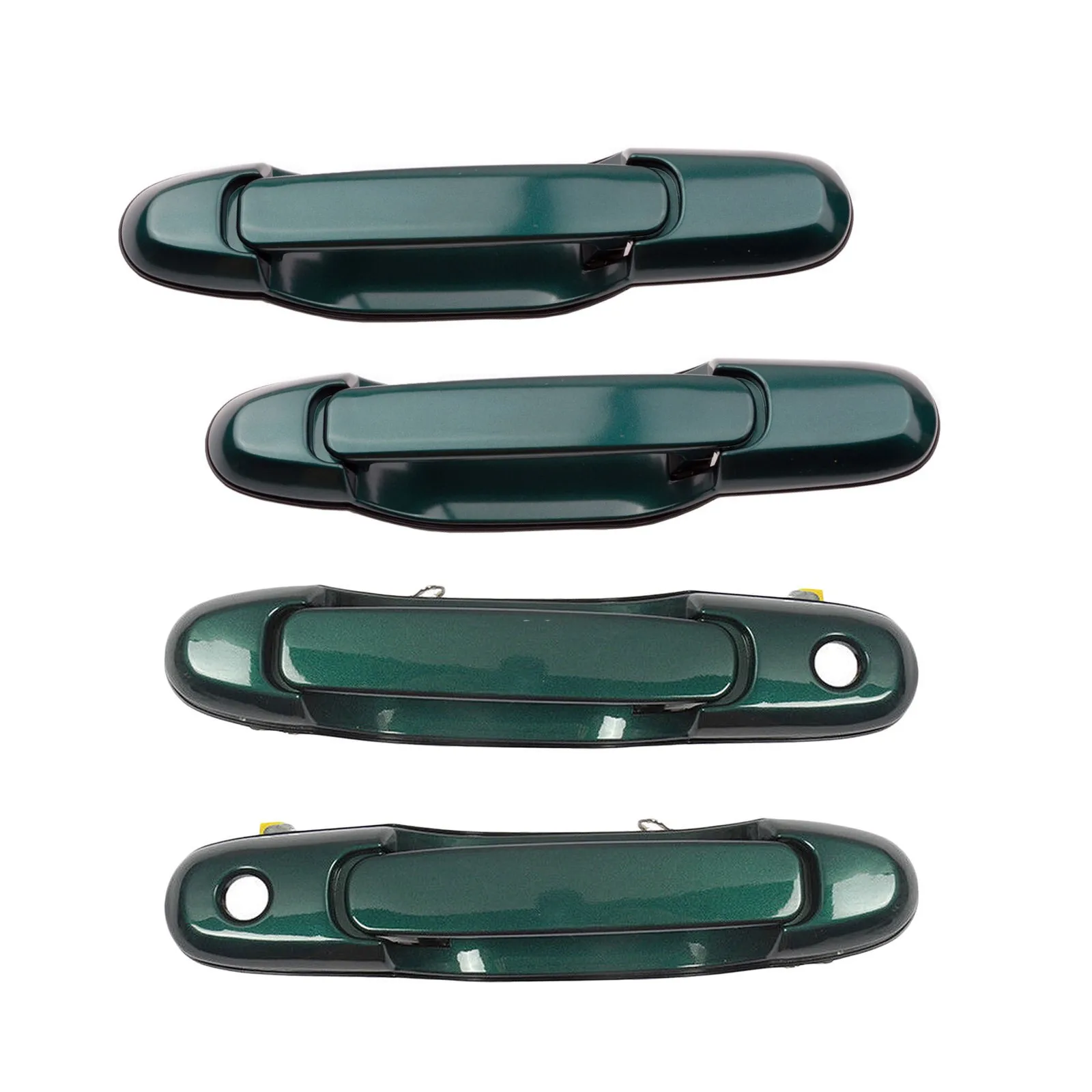 

Front Rear Left Right Outside Exterior Door Handle Set of 4Pcs for 1998-2003 Toyota Sienna 69220-08010-A0 Classic Green