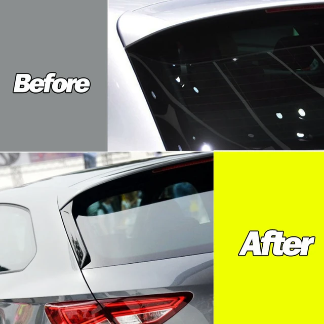 2 stücke Auto hinten Kofferraum Fenster trim Lip spoiler aleron