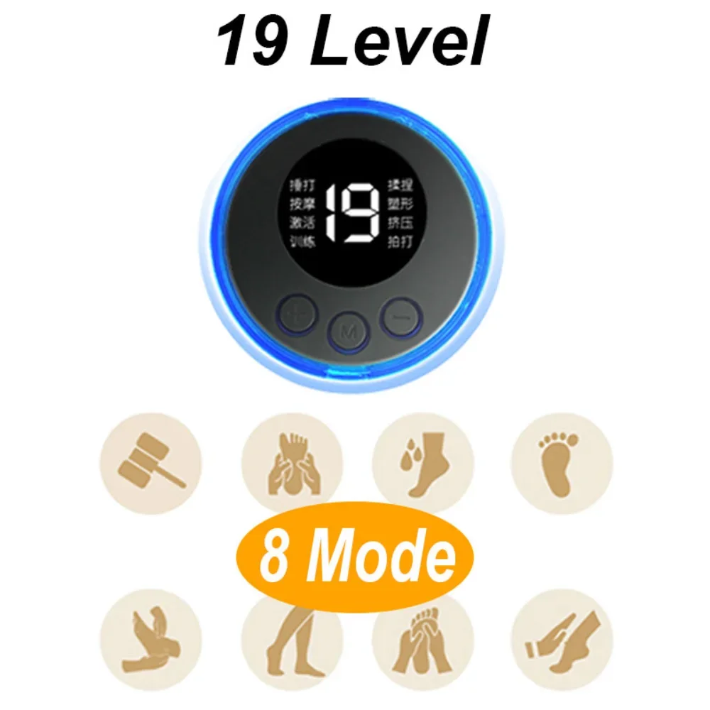 NEW EMS Pulse Electric Foot Massager Therapy Machine Foot Pad, Intelligent Acupuncture Foot Pad Muscle Stimulation