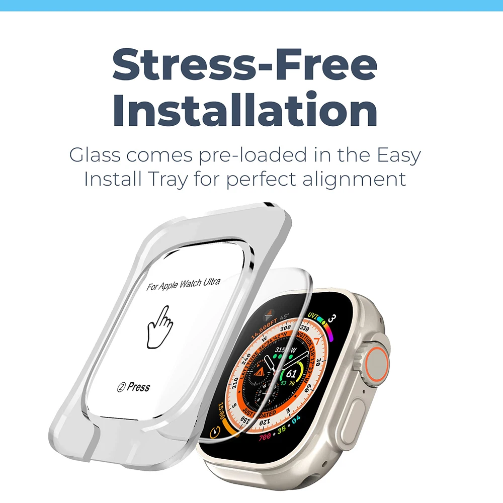Premium Tempered Glass Screen Protector - High-Definition, Waterproof, Easy Install
